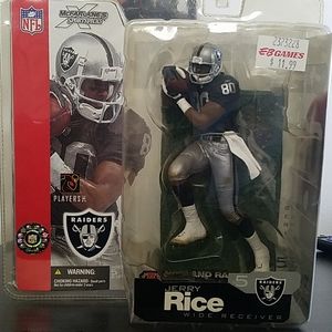 Jerry Rice Oakland Raiders figure